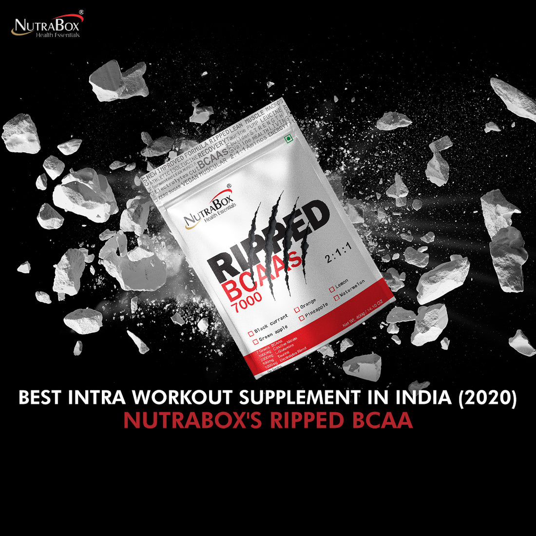 Best Intra Workout Supplements in India - Nutrabox's Ripped BCAA