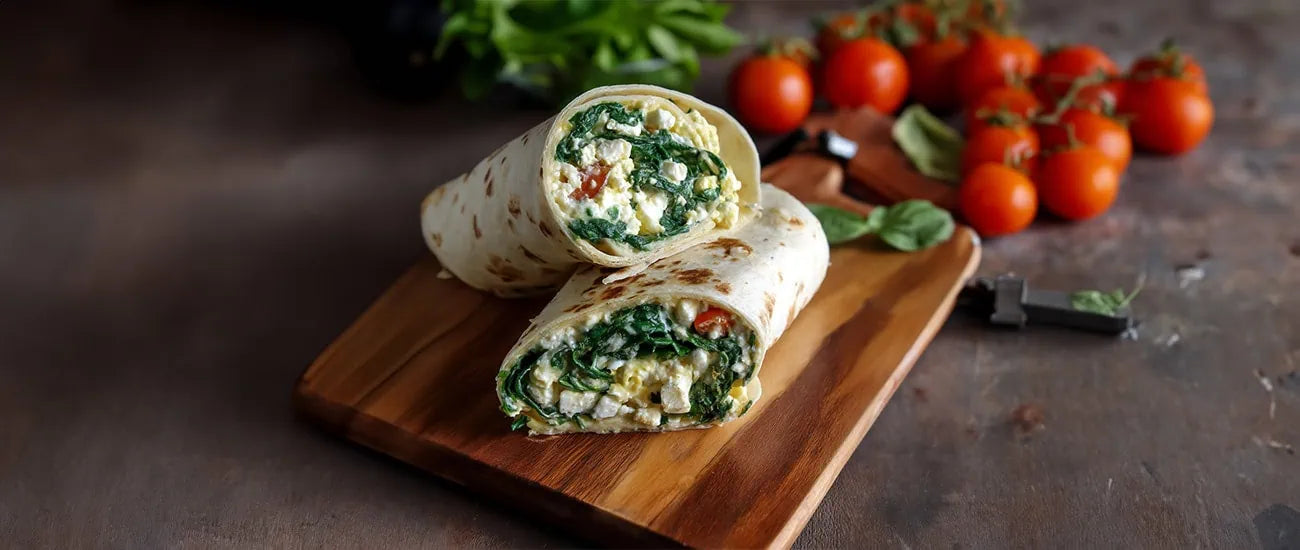 Protein Paneer Bhurji Wrap