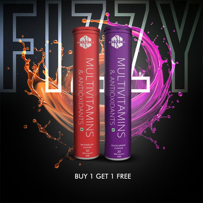 Daily Multivitamins & Antioxidants Effervescent  - Buy 1 tube get 1 tube free (40 Tablets)