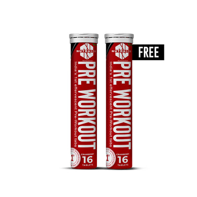 Pre-Workout Effervescent - Buy 1  Get 1 Free (32 Tablets)
