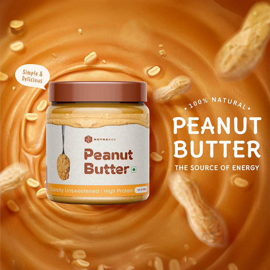 Nutrabox Peanut Butter - Crunchy Unsweetened - Buy 1 Get 1 Free