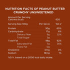 Peanut Butter Crunchy Unsweetened - Buy 1 Get 1 Free