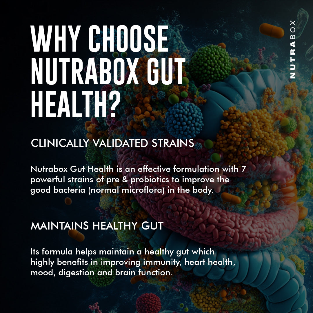 Nutrabox Gut Health Capsules - Pre & Probiotics