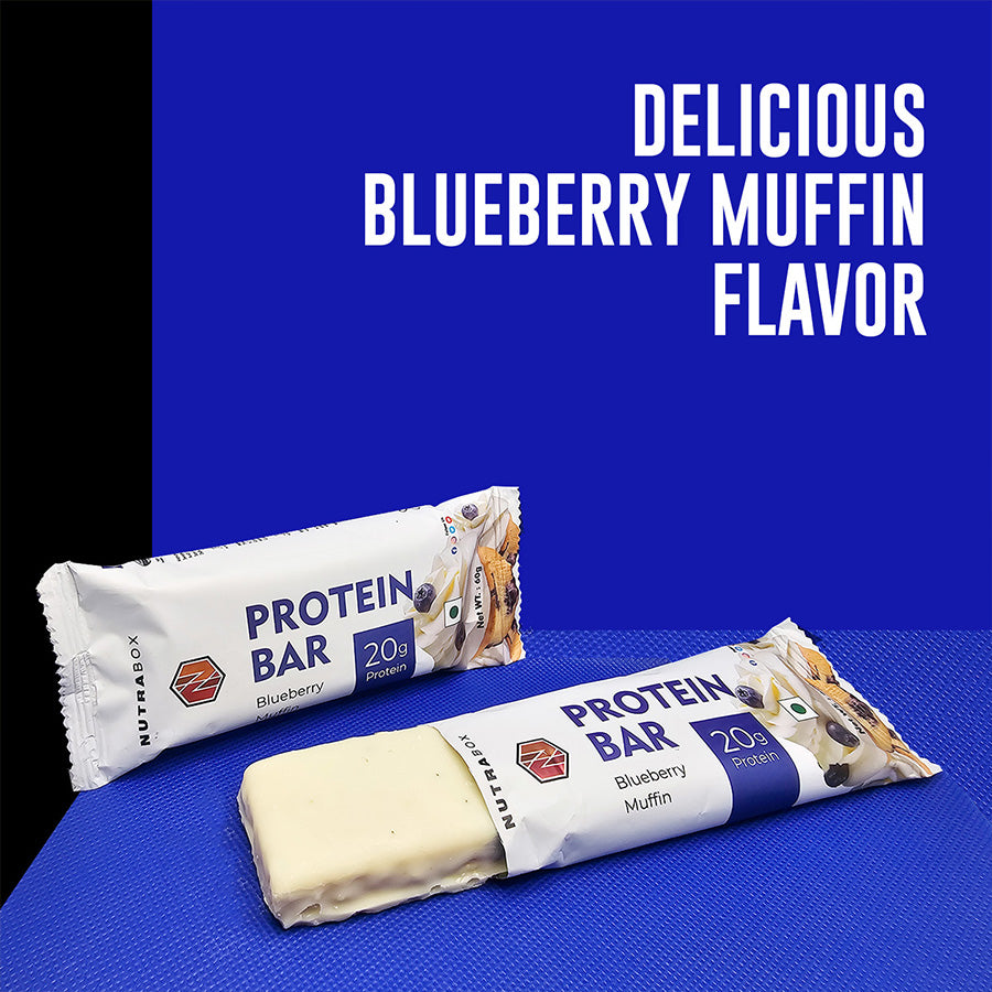 Nutrabox 20g Protein Bars Blueberry Muffin - Pack of 2