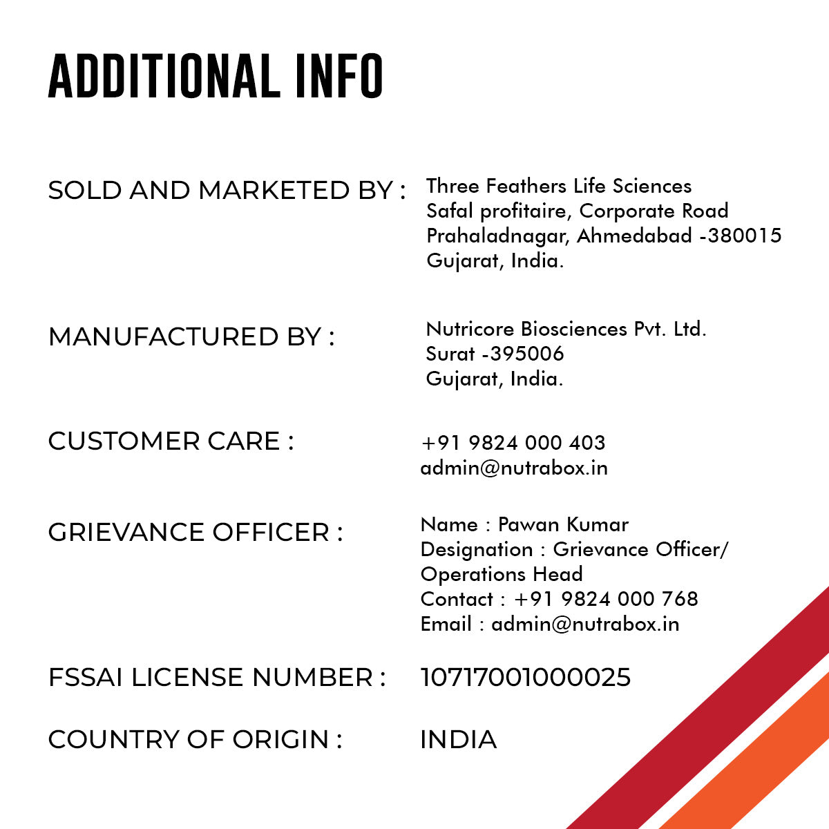Additional Information