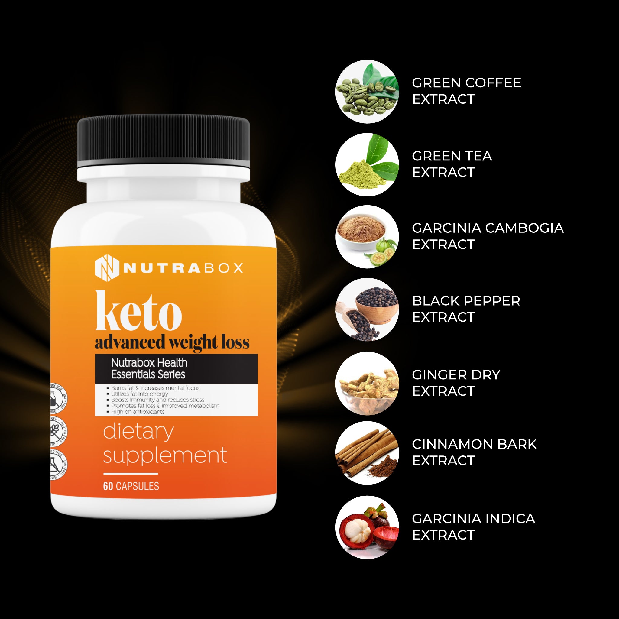 Nutrabox Keto Advanced Weight Loss 60 capsules