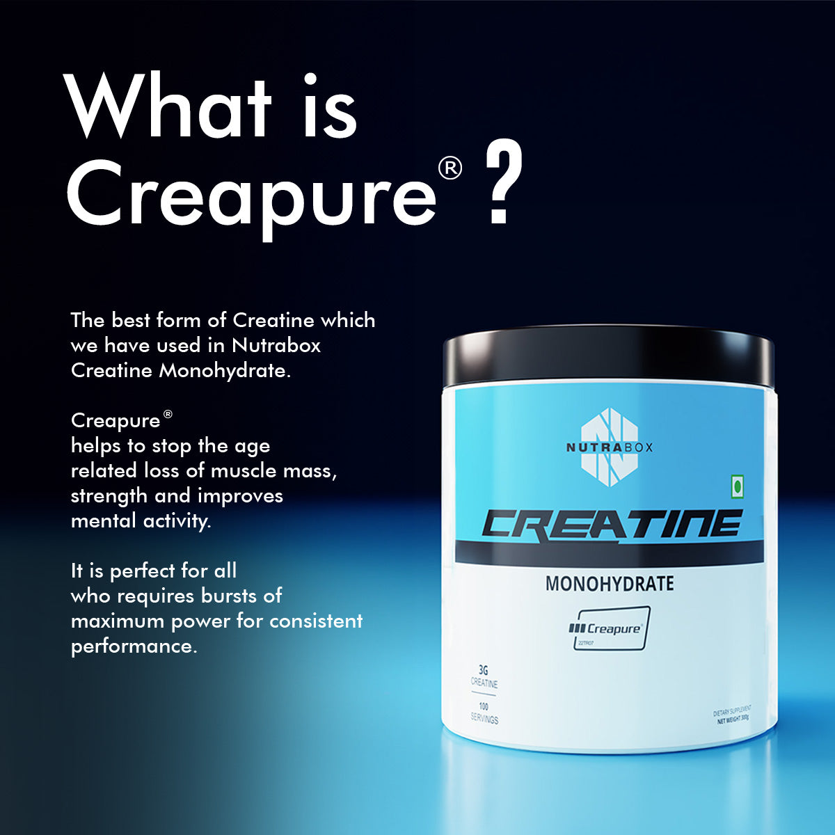 Creatine Monohydrate made with Creapure®