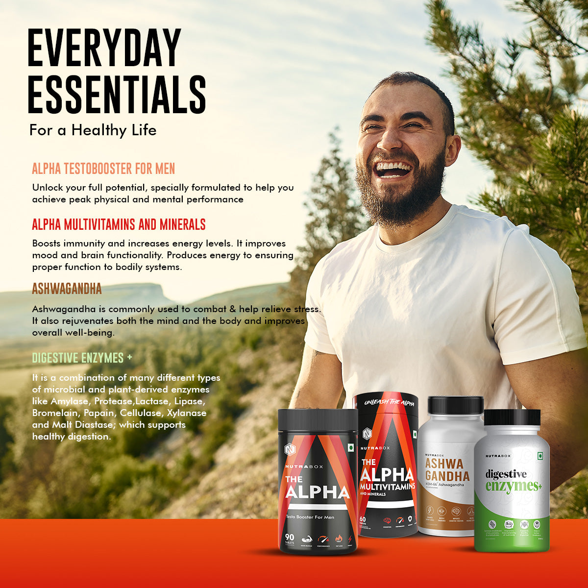 Nutrabox Daily Essentials For Men Combo