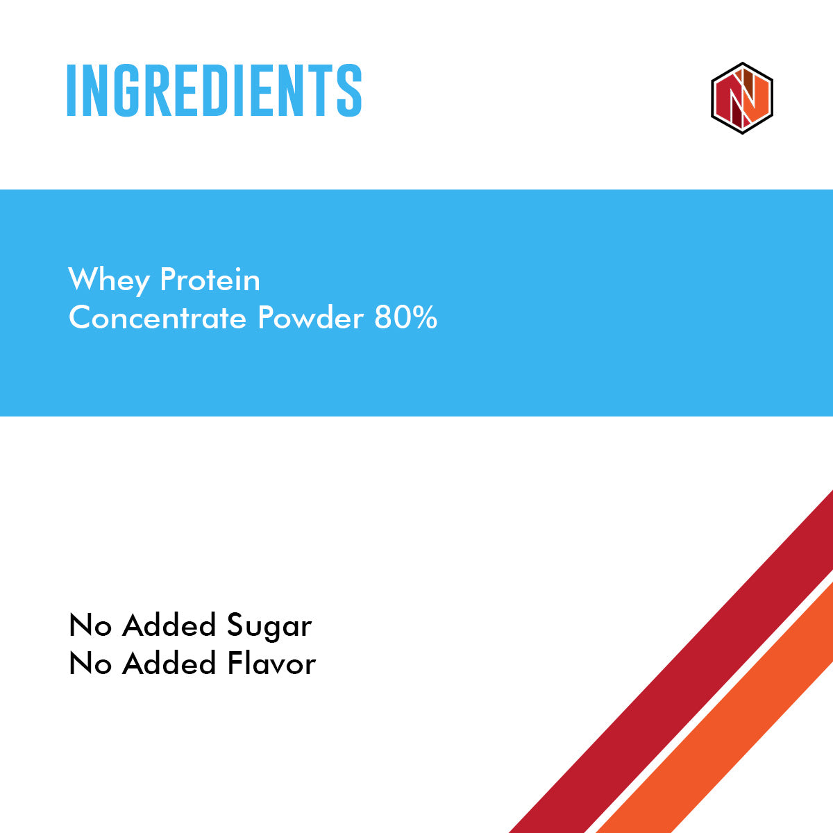 Ingredients of Raw Whey Protein