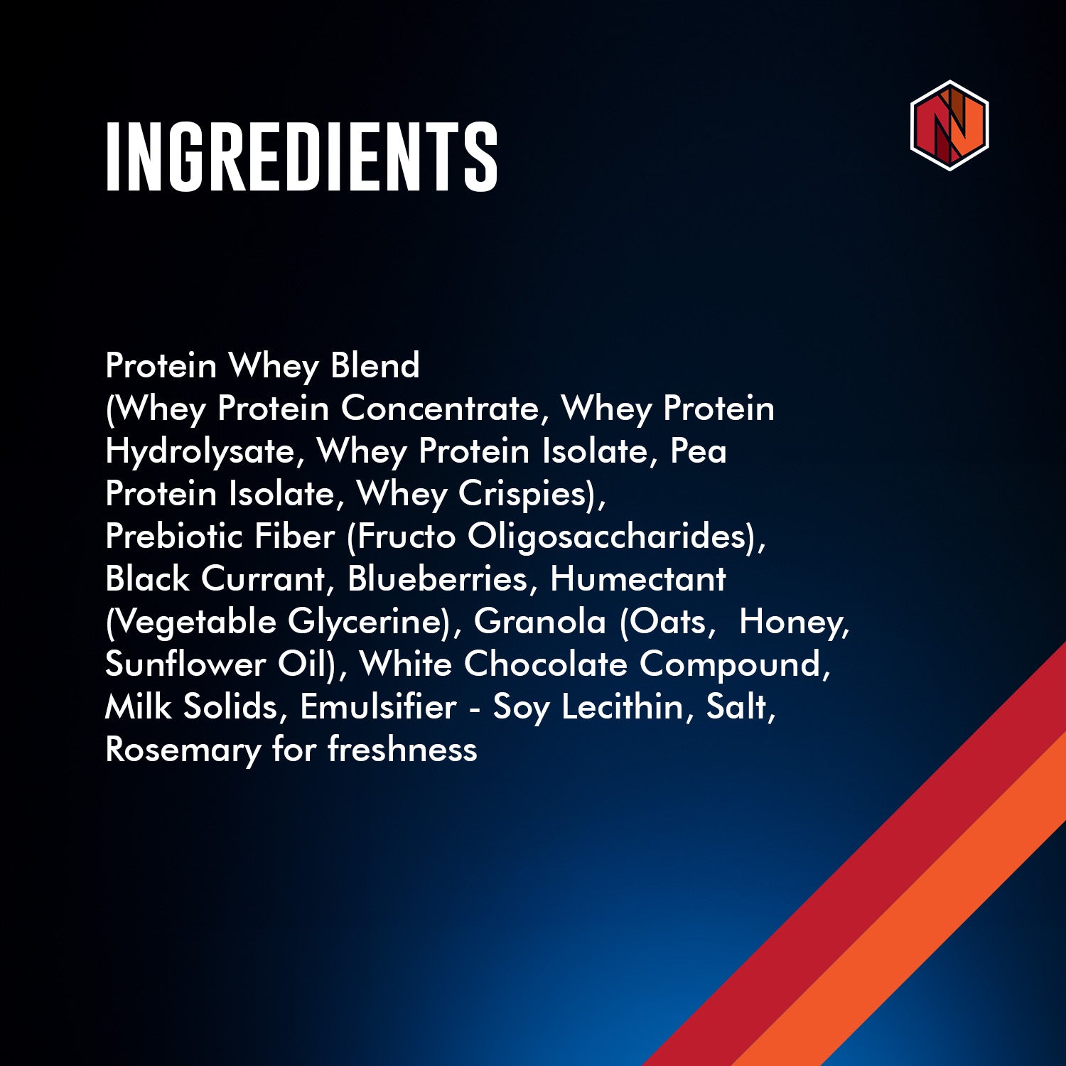 Ingredients of Protein Bar