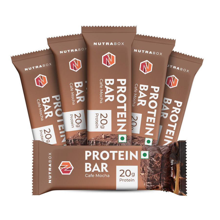 Nutrabox 20G Protein Bar Cafe Mocha - Pack of 6