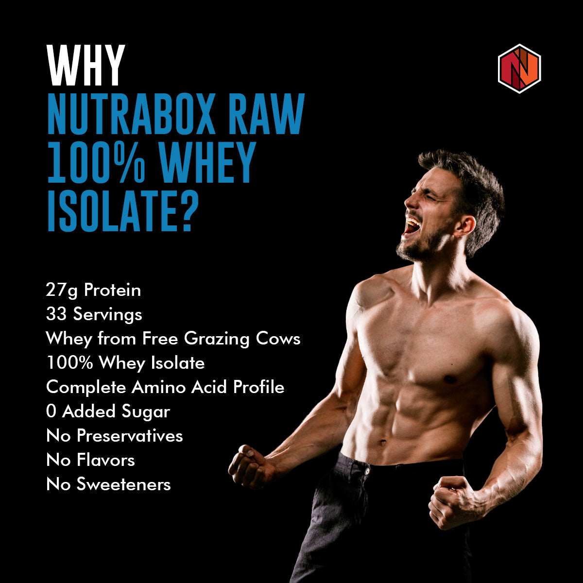 Nutrabox 100% Raw Whey Isolate