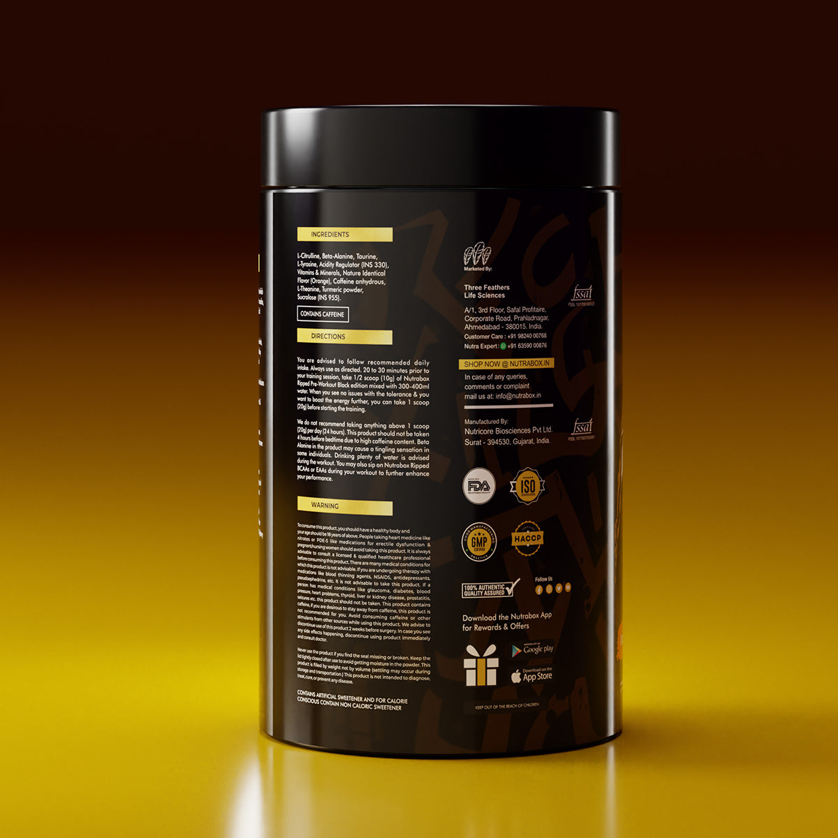 Nutrabox Ripped Pre-Workout Black Edition