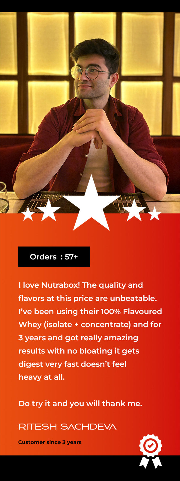 Makers of World's Highest Certified Whey Protein