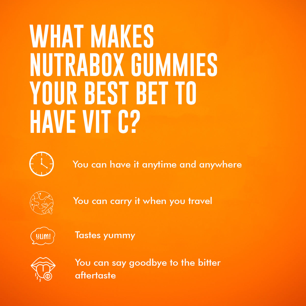 What makes Nutrabox Gummies your best bet to have Vitamin C?