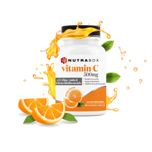 Best Vitamin C tablet 500mg - 60 vitamin c chewable tablets (Buy 1 Get 1 Free)
