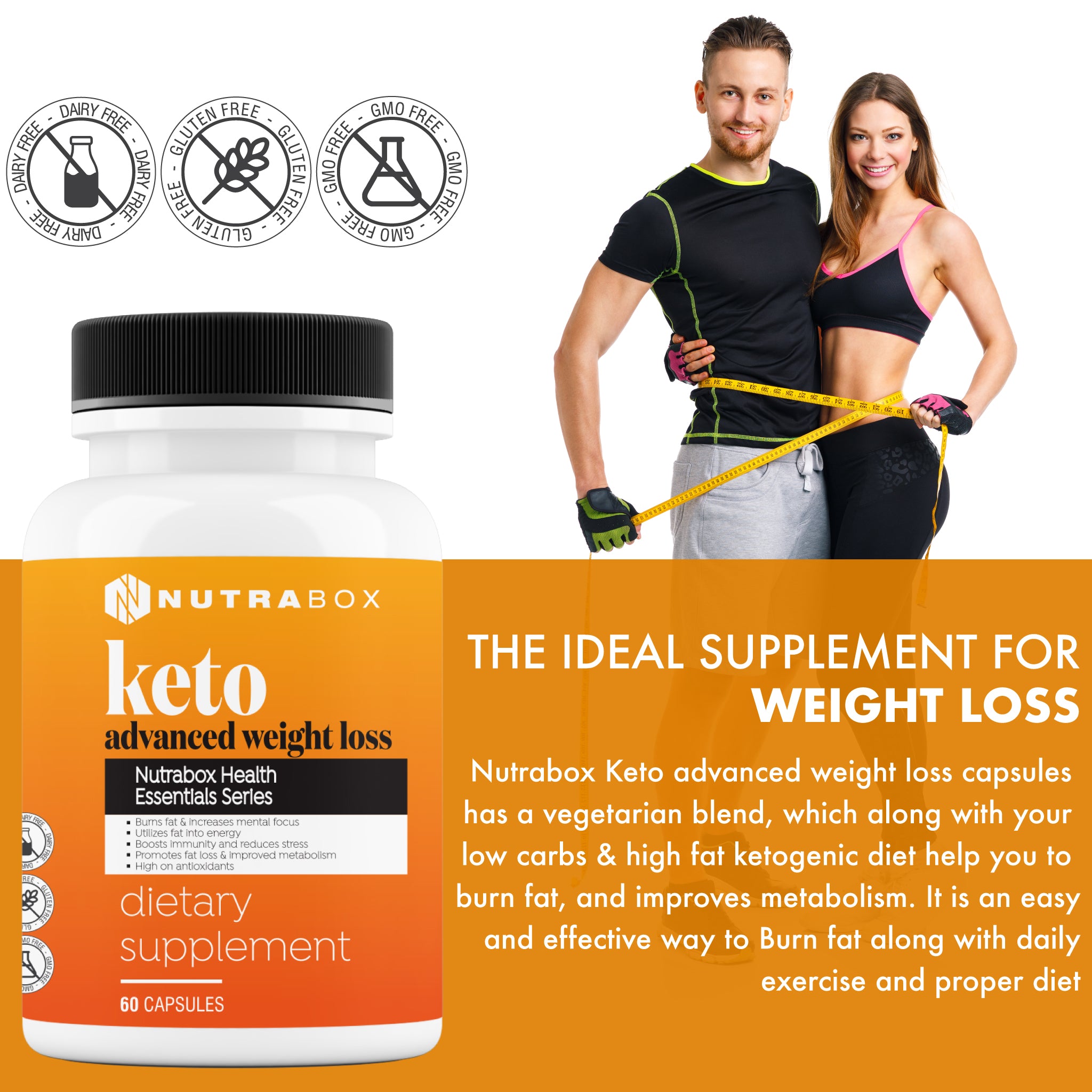 Nutrabox Keto Advance Weight Loss capsules Nutrabox India