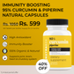 Immunity Boosting 95% Curcumin and Piperine (60 Capsules)