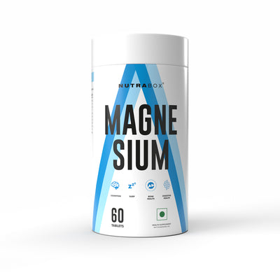 Nutrabox magnesium tablets supporting muscle function, sleep and nervous system health
