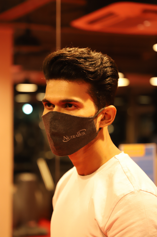 Nutrabox branded Face mask- Reflective - Nutrabox India