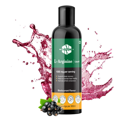 L-Arginine Liquid Shots (30 Servings) - Nutrabox India