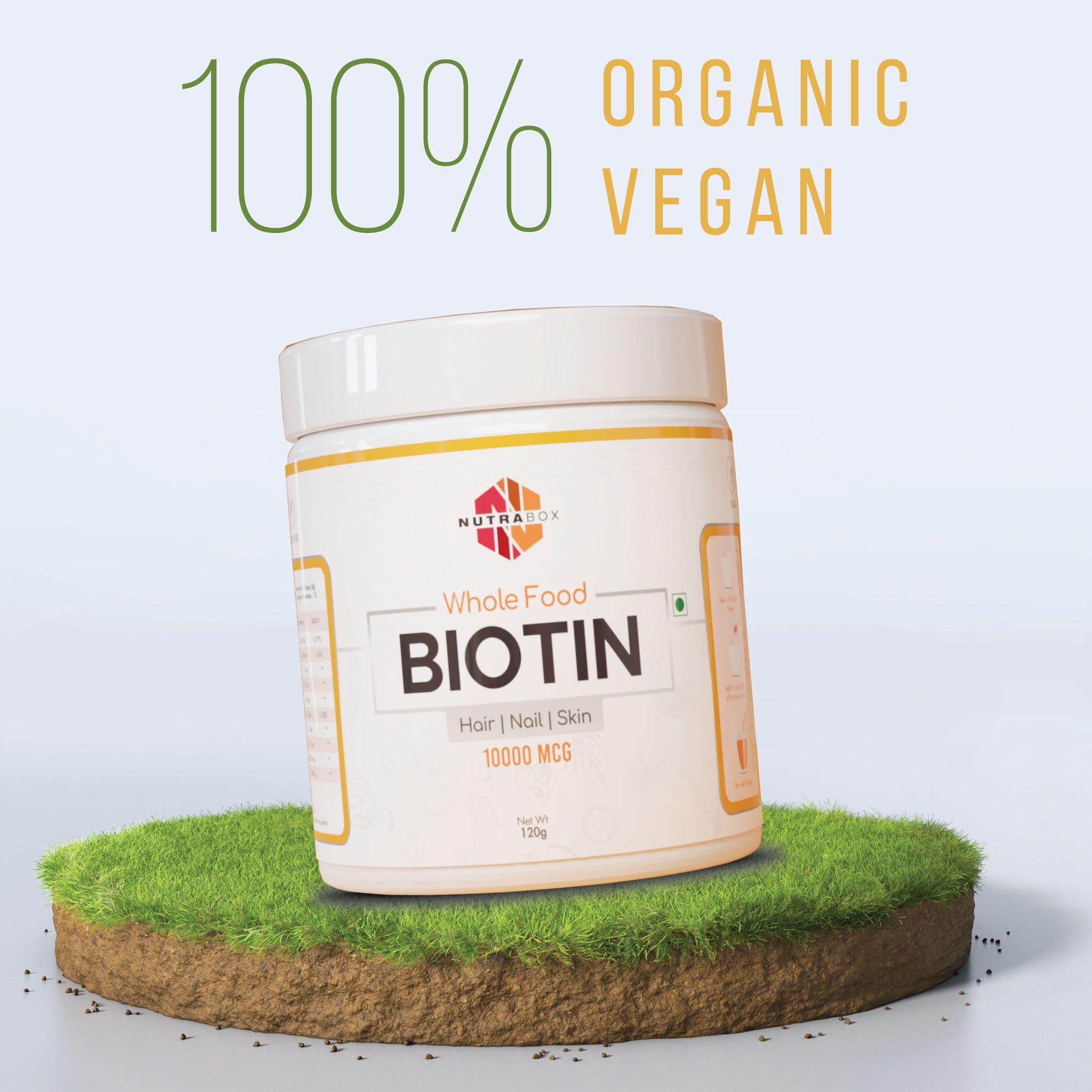 Whole food Plant based Biotin - Nutrabox India