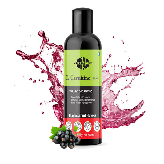 L-Carnitine Liquid Shots (30 Servings) - Nutrabox India