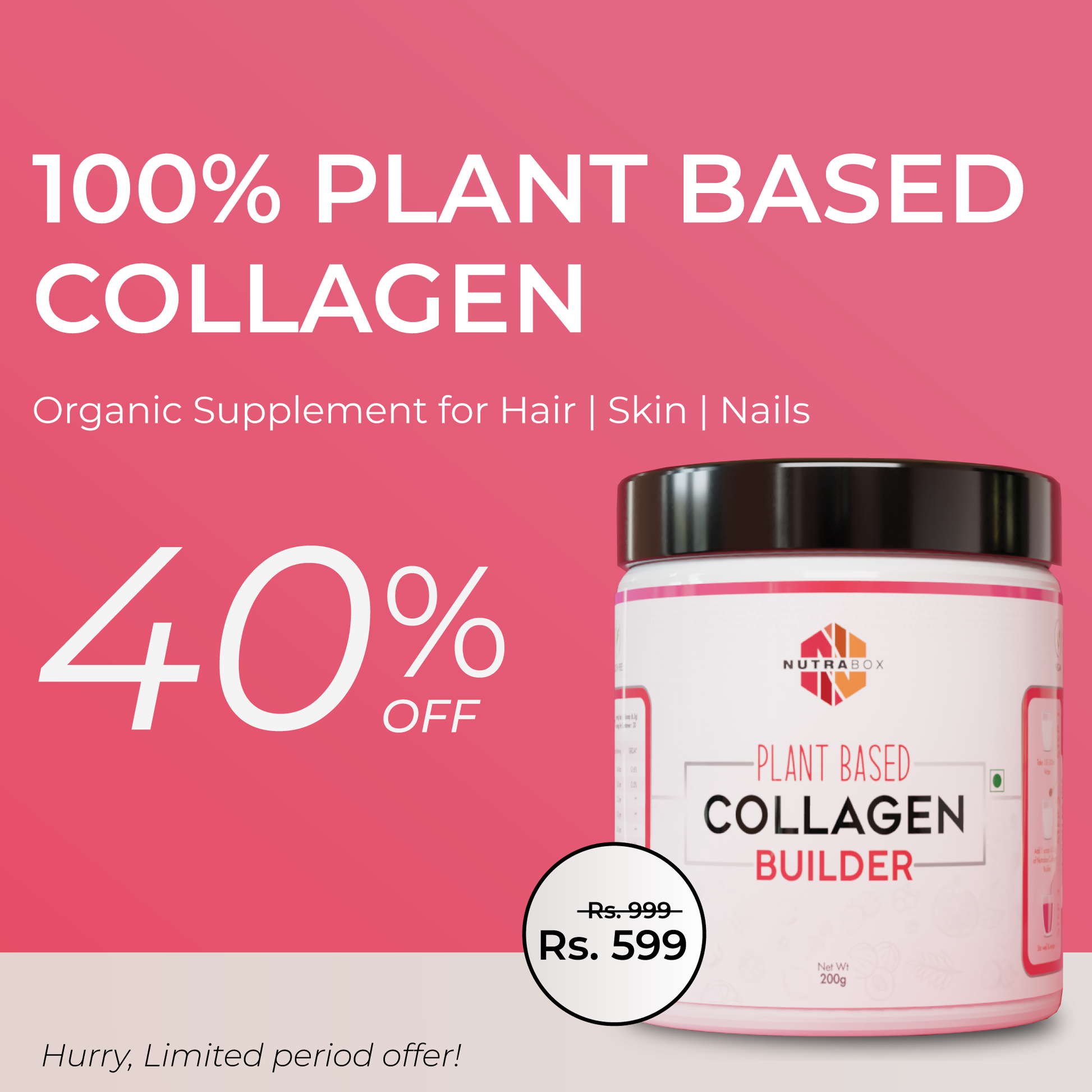 Plant Based Collagen Builder - Nutrabox India