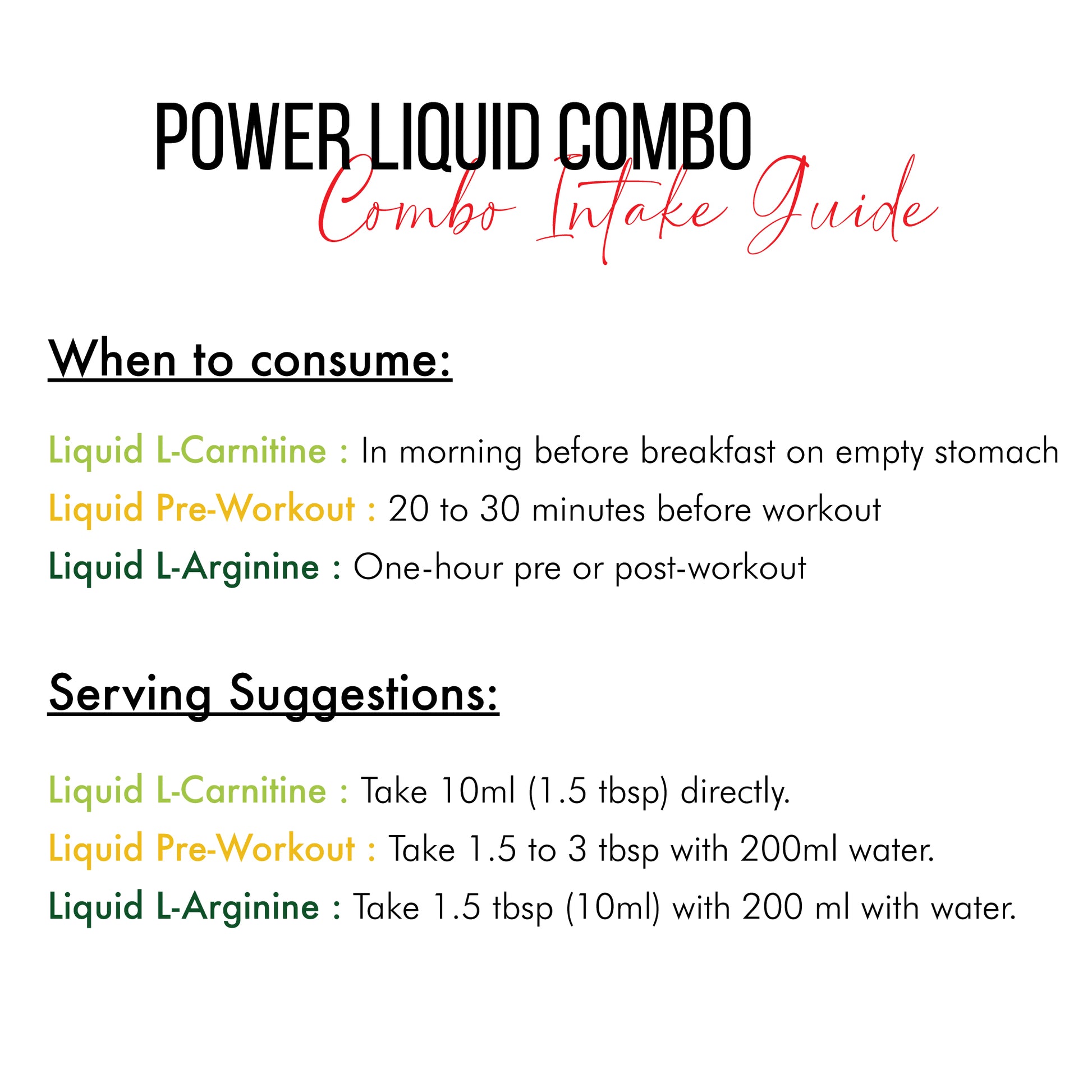 Power Liquid Combo - Nutrabox India